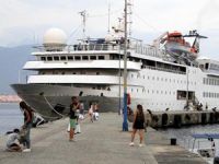 M/S Med Queen 8. kez Alanya Limanı'na demirledi