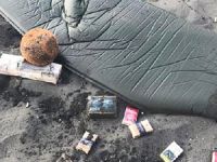 Denizden çıkan malzemeler Sahil Güvenlik'i harekete geçirdi