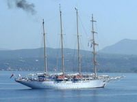 "Star Flyer" yelkenli yolcu gemisi Bodrum'a 155 turist getirdi