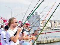 Fatih Balık Festivali'nde balık tutma yarışı yapıldı