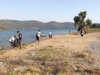 Kazıklı Sahili çevre sakinleri tarafından temizlendi