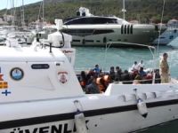 Sahil Güvenlik Çeşme'de 28 kaçak yakaladı