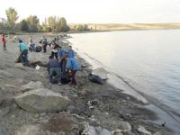 Tatvan sahilinde çevre temizliği yapıldı