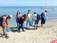 'AHBAP Grubu' Alanya'da sahil temizliği yaptı