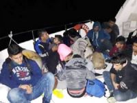 Marmaris açıklarında 18 kaçak göçmen yakalandı