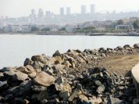 Atakum Sahili'nde dalgaları önlemek için çalışma başlatıldı