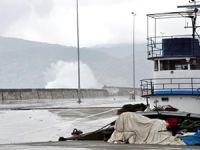 Amasra'da 5 metre boyunda dalgalar oluştu