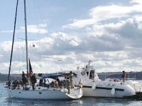 ABD bayraklı 'Patroclos' adlı yatta 62 kaçak göçmen yakalandı