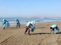 Hatay'da deniz ve sahillerden 957 ton atık toplandı