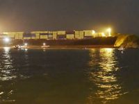 M/V TOUSKA, Magazine Adası açıklarında karaya oturdu