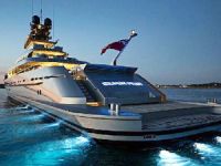 Dünyanın en hızlı yatı 'Silver Fast' Bodrum'a demir attı