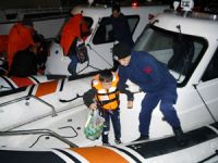 Ayvacık'ta 16 kaçak göçmen yakalandı