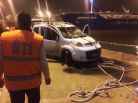 Çelebi Bandırma Limanı'ndan otomobil denize düştü: 1 ölü