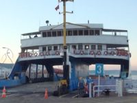 M/F Ayvacık feribotu bakıma alınarak yenilendi