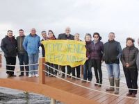 Balıkesir'de denizden demir madeni çıkarılmasına tepki gösterildi