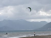 Sörfçüler, Marmaris'te keşişlemeyi fırsata dönüştürdü