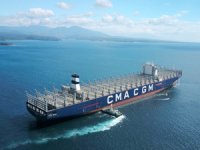 CMA CGM, 20 bin 600 TEU’luk konteyner gemisini teslim aldı