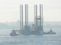 GSP Saturn, İstanbul Boğazı'ndan geçti