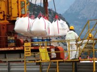 Antalya Limanı'ndan 2 milyon tonluk mermer ihracı yapıldı