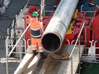 Türk Akımı'nın deniz bölümünün yüzde 48'i tamamlandı