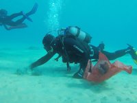 Muğla'da deniz dibi temizliğiyle ortaya çıkan atıklar şaşırttı