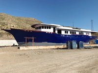 41 metre uzunluğundaki gemi kütüphaneye dönüştürülüyor