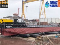 YÜTEK'in inşa ettiği 'İBB DÖKÜ 1' denize indirildi