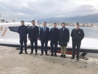 Ali Sırmalı, Edremit Körfezi'ni denizden denetlendi