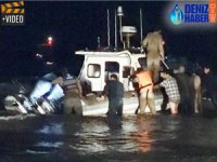 Tarsus'ta sürüklenen Sahil Güvenlik botu kurtarıldı