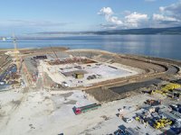 '1915 Çanakkale Köprüsü' inşaatında denize iniliyor