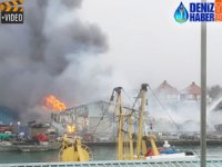 Shoreham Limanı’nın deposunda yangın çıktı!