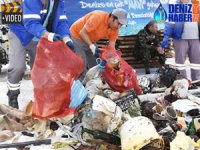 Bodrum'da deniz dibi ve kıyı temizliği yapıldı