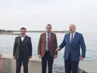 Araklı Sahil Projesi'nin dördüncü etabı incelendi