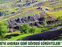 Nuh'un Gemisi'ni andıran gemi gövdesine ait yeraltı görüntüleri tespit edildi
