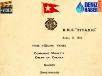 Titanik'in yemek menüsü, açık artırmayla 100 bin Pound'a satıldı