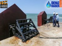 Filistinli mühendisler, deniz dalgasından elektrik üretiyor