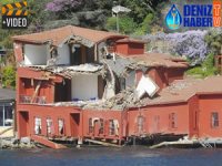 Hekimbaşı Salih Efendi Yalısı, denize doğru çöküyor