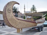 'Kral Midas' kayığı, Emre Gölü'ne indirilecek