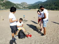 Caretta carettalar, İztuzu Sahili'ne yumurtalarını bırakmaya başladı