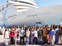 Öğrenciler, M/S Celestyal Olympia'yı ziyaret etti