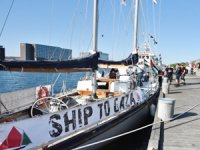 'Ship To Gaza' tekneleri Danimarka'ya ulaştı