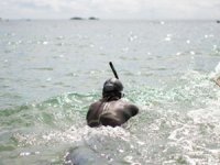 Ben Lecomte, Büyük Okyanus'u yüzerek geçme denemesine başladı