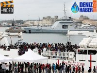 Akdeniz'de kurtarılan göçmenler İtalya'ya getirildi