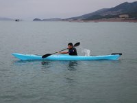 Tokat'ta deniz kanosu yarışması düzenleniyor