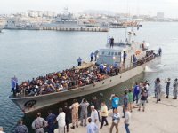 Libya açıklarında 158 göçmen kurtarıldı
