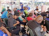 Ayvacık'tan lastik botla Midilli'ye gitmeye çalışan 91 kişi yakalandı