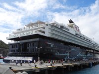 İki kruvaziyer gemisi Bodrum'a 2 bin 341 turist getirdi