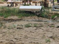 Manavgat'ta denize dökülen atık sular tatilcileri rahatsız ediyor