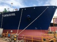 Türkiye'nin ilk FSRU gemisi 'TURQUOISE' denizle buluştu