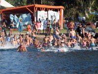 70 kişi Bodrum'dan Çelebi Adası'na yüzdü